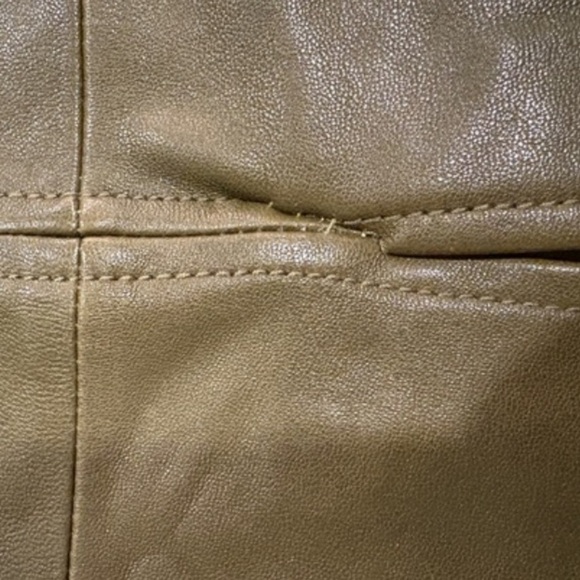 NWOT j crew Collection pencil midi skirt in leather - Picture 4 of 4